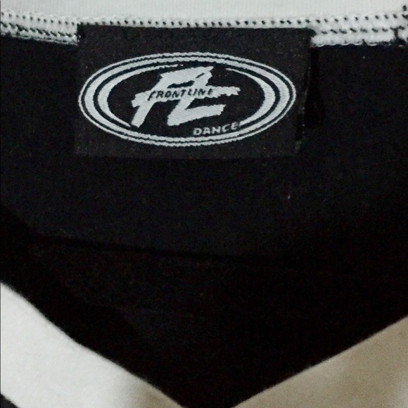 Halloween 🌹Color block FrontLine Dance CropTop Small - Picture 2 of 5